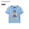 Teenie Weenie Kids' Girls' Playful Puff Sleeve Short Sleeve Sweater