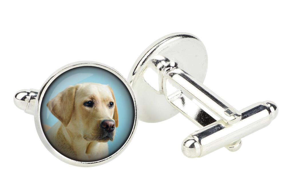 Labrador Retriever I - Cufflinks, a Shirt Accessory, a Shirt Pendant from the Art-Dog Brand