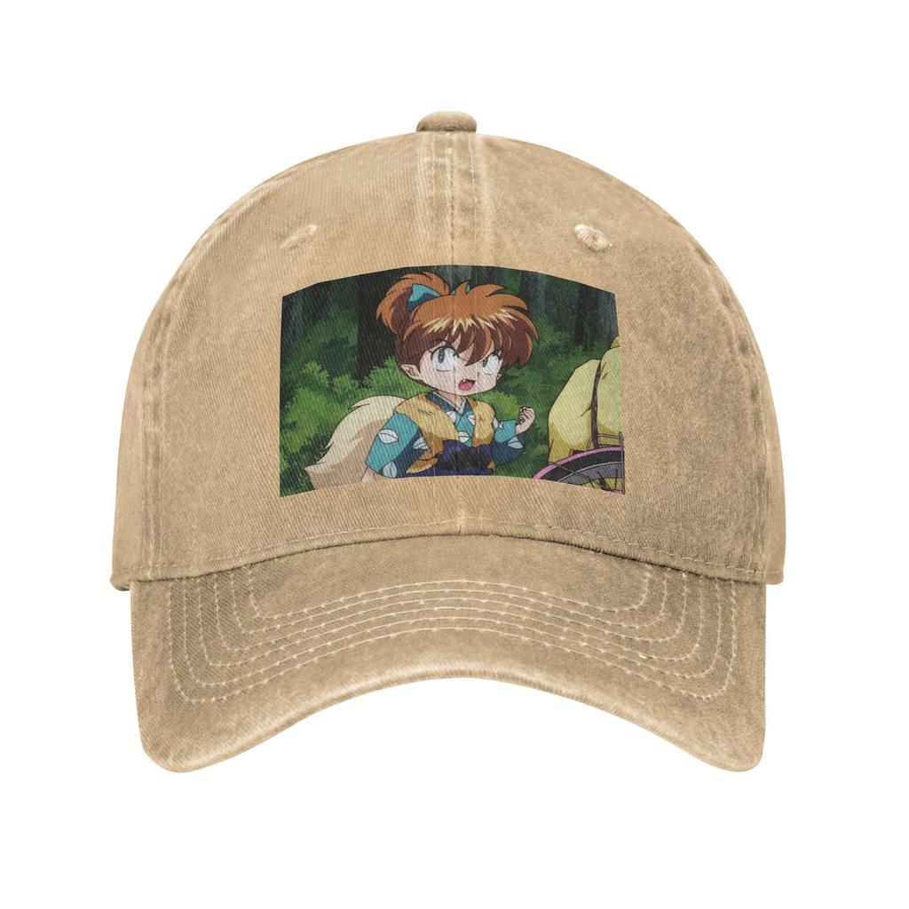 Anime Inuyasha Shippo Jeansstoff Kappe Lässige Baseballkappen Verstellbare Mütze Sommer Unisex Baseballkappen