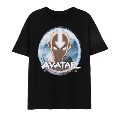 Avatar: The Last Airbender Mens Aang Circle Short-Sleeved T-Shirt