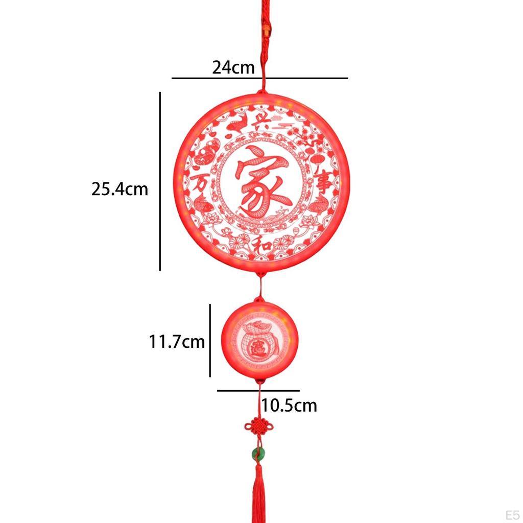 Chinese Spring Festival Light Year Decorations Pendant 3D Ornament Indoor Party Hanging