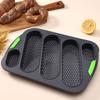 5 Grids Bread Baking Form Silicone Silicone Baking Pan Silicone Cake Mold  Kitchen Bakeware