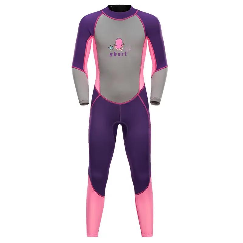 SBART Kids Long Sleeve One-Piece Swim & Dive Suit L