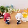 10cm Blue Lock Look Up Q Version Isagi Yoichi Bachira Meguru Chigiri Hyoma Nagi Seishiro PVC Action Figure Figure Toys Kids Presents