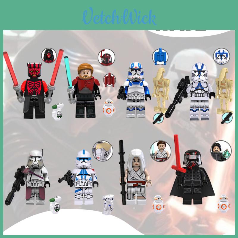 Tv6104 Serie Futuristica Comandante Ray Kylo Ren Giocattolo da Costruzione Plastica ABS Fai da Te 0-38 Pezzi