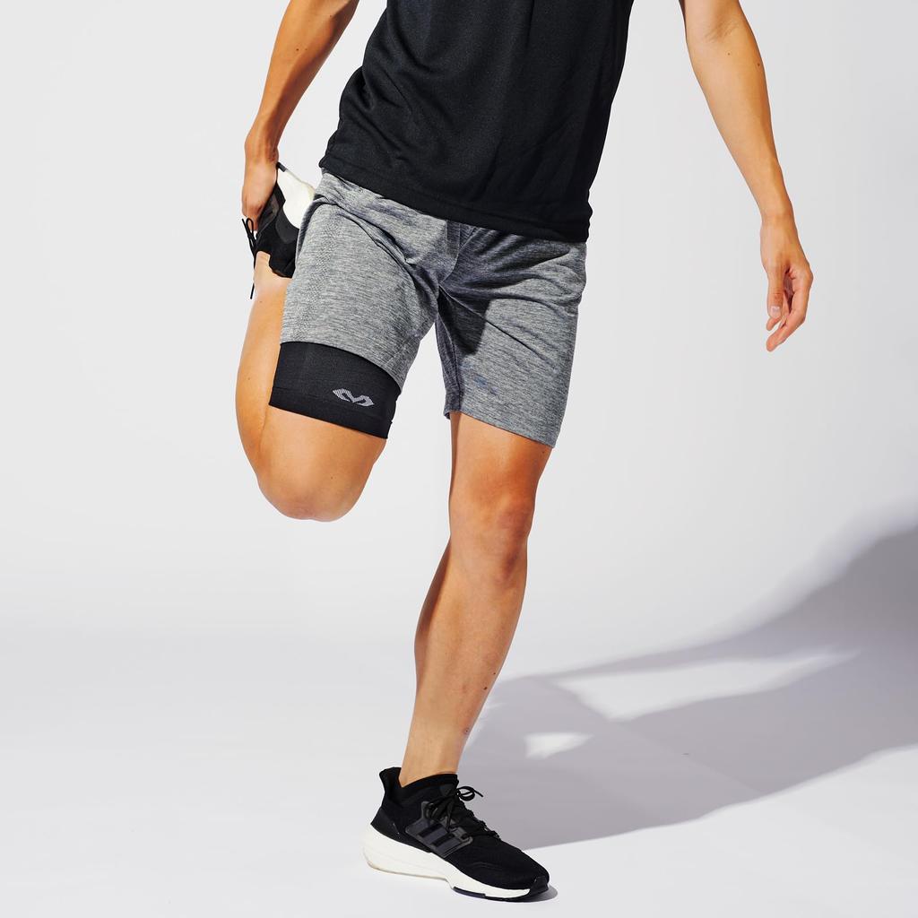 McDavid Active Thin Thigh Support MA105 L Black Tokyo Yakult Swallows Player Tetsuto Favorite Ambidextrous Thigh Comfortable Compression for Daily