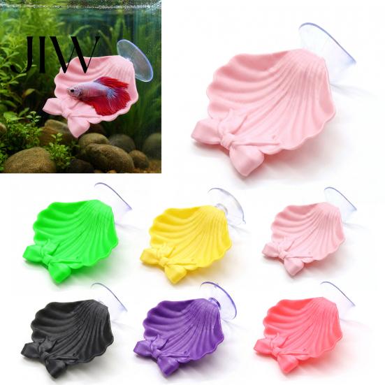 Decorazione da Parete per Acquario Amaca per Betta Conchiglie, Piccoli Letti di Conchiglie con Ventose, Letto per Zona di Deposizione, Posto di Riposo per Betta, Gamberetti, Accessori