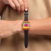 Swatch Quarzwerk 20 Meter Wasserdicht Unisex Schweizer Uhr 41,8*33,25mm Grünes Zifferblatt Biokeramikgehäuse Biosource Materialarmband SO34Z101