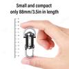 1PC LED Keychain Flashlight Multifunctional Work Light Keyring Practical Inspection Light Key Chain for Outdoor Activities