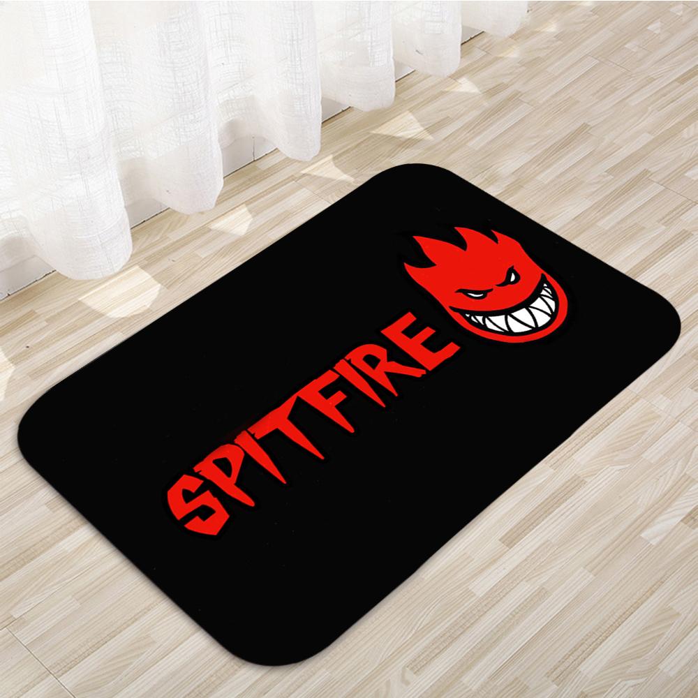 

Spit Fires SkateBoards Floor Mats Home Carpet Door Mats Modern Decor Carpet Anti-Slip Floor Mats 634 40cmx60cm