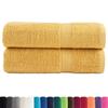 VidaXL Essuie-mains de Qualité Supérieure 2 pcs, Serviettes de Bain, Serviettes à Main, Débarbouillettes de Salle de Bain, 137281