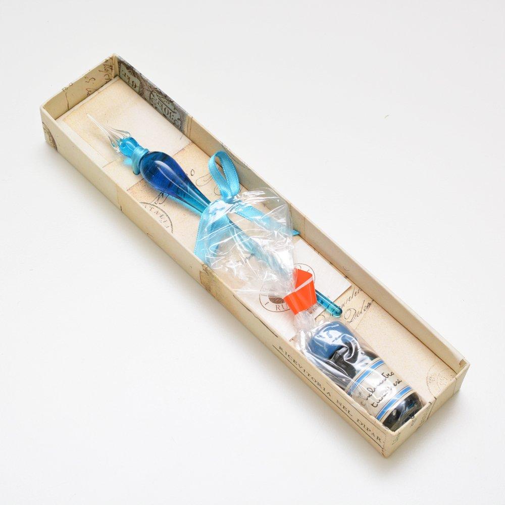 

Rubinato Glass Pen Ink Set Turquoise 15/LEO+INK #9 бірюзовий