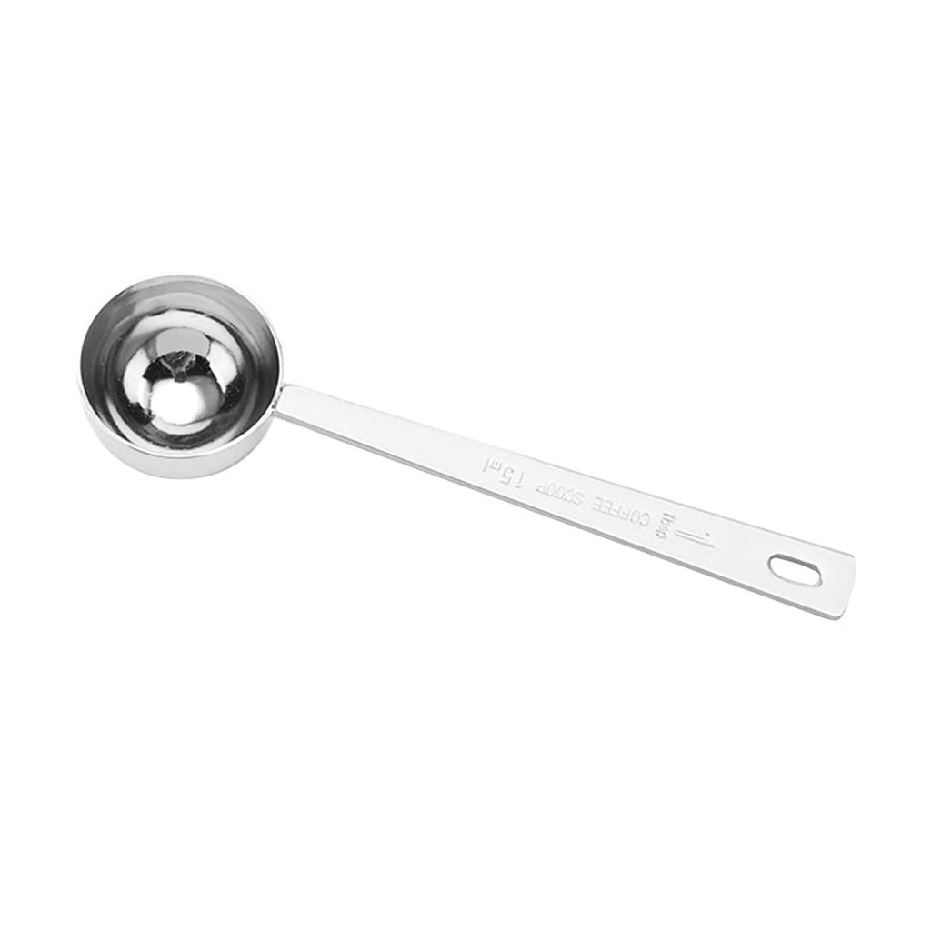 15/30ML Measuring Spoon Clear Scale Long Handle Comtable Grip Heat Resistant Anti-scalding High Accuracy Coffee