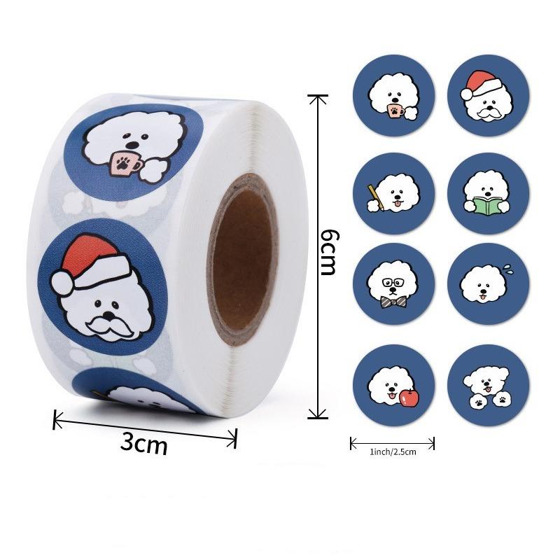 500 st Tecknade Söta Kapybara Varierade Klistermärken Rulle för Telefon Hjälm Laptop Dator Dekoration Graffiti Klistermärken Dekaler