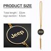 Car Pendants Auto Emblem Interior Rearview Mirror Ornaments Accessories For Jeep Renegade Compass Grand cherokee wk2 Wrangler JK AKL1