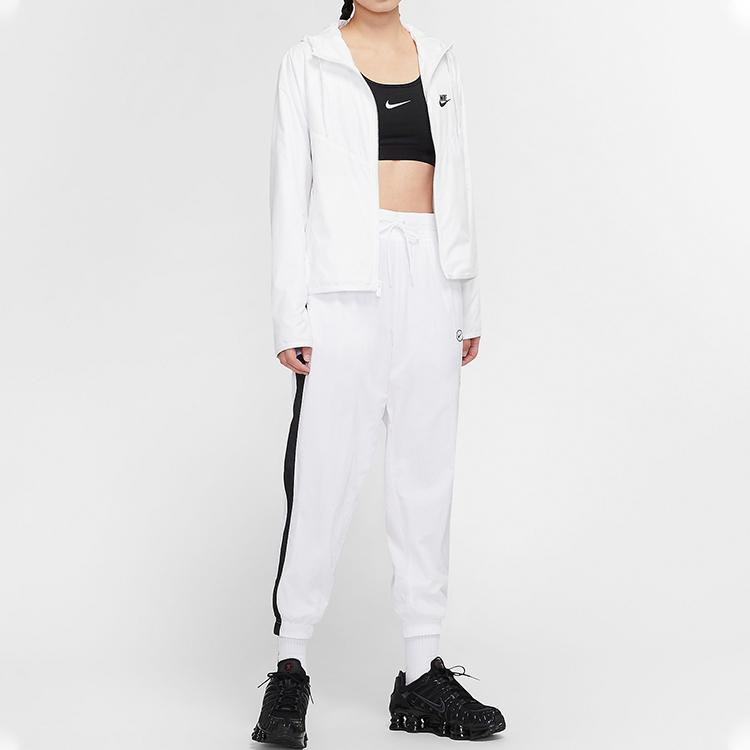 Nike Sportswear Windrunner Zip-Up Hooded Waterproof Jacket Women Jackets White BV3940-102