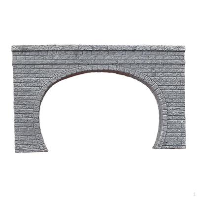 N Scale Railroad Tunnel Model Miniature Scene Gift Simulation Toy Train Layout for Boys Girls Kids