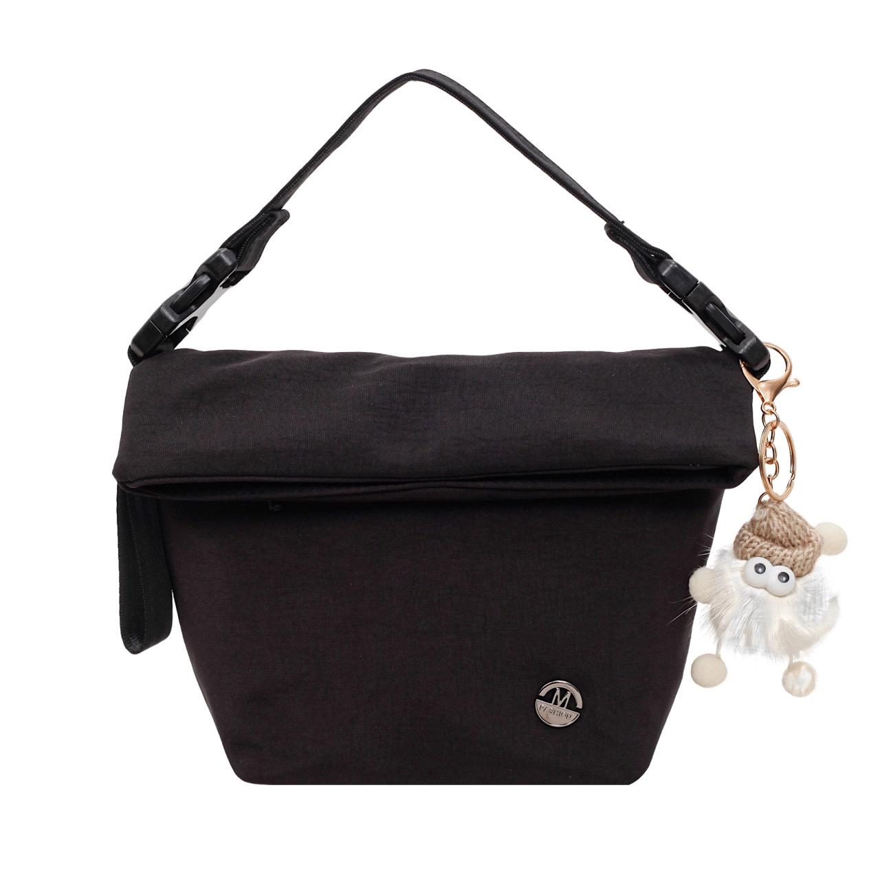 

Плюшевая сумка-тоут в корейском стиле с милым брелоком - Универсальная сумка на плечо и кроссбоди