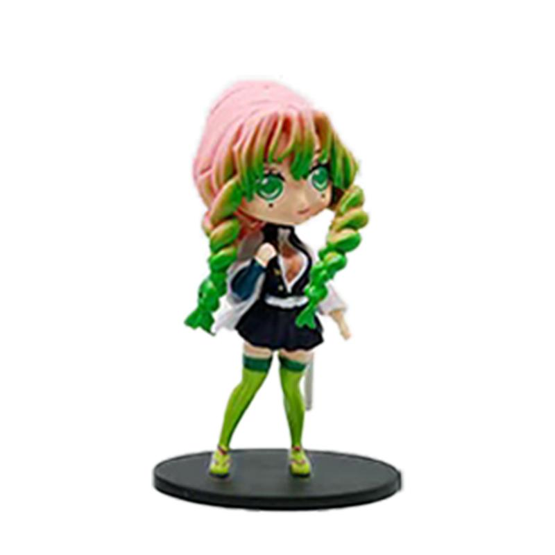 8pcs Anime Demon Slayer blind box Tanjiro Kamado Nezuko cartoon figure PVC model ornament child Christmas Halloween gift