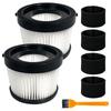 2pcs/4Pcs DCV5011H Filter Screen Element Applicable To Model DCV501HB 20V Charging Vacuum Cleaner Washable Filter Replacement