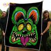 Portable Multifunctional Children's holiday birthday Gift Cartoon Rat Fink Cute Home Bedroom decoration Warm Sherpa blanket