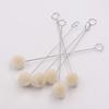 10/30Pcs Leather Wool Balls Painting Brush Assisted Dyeing Leather Dauber Tool Dyeing Brush Sponge Brush DIY Craft Accessories