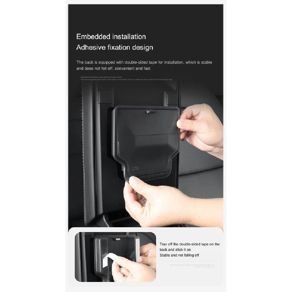 For Tesla Model Y Juniper 2025 Armrest Box Hidden Storage Box for Model 3 Highland Magnetic Privacy Organizer Box Accessories