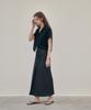 Deomago Open Collar Half Shirt_Black