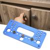 Woodworking Jig Hole Opener Puncher Blue Aluminium Alloy Locator with Screwdriver 08610A Type