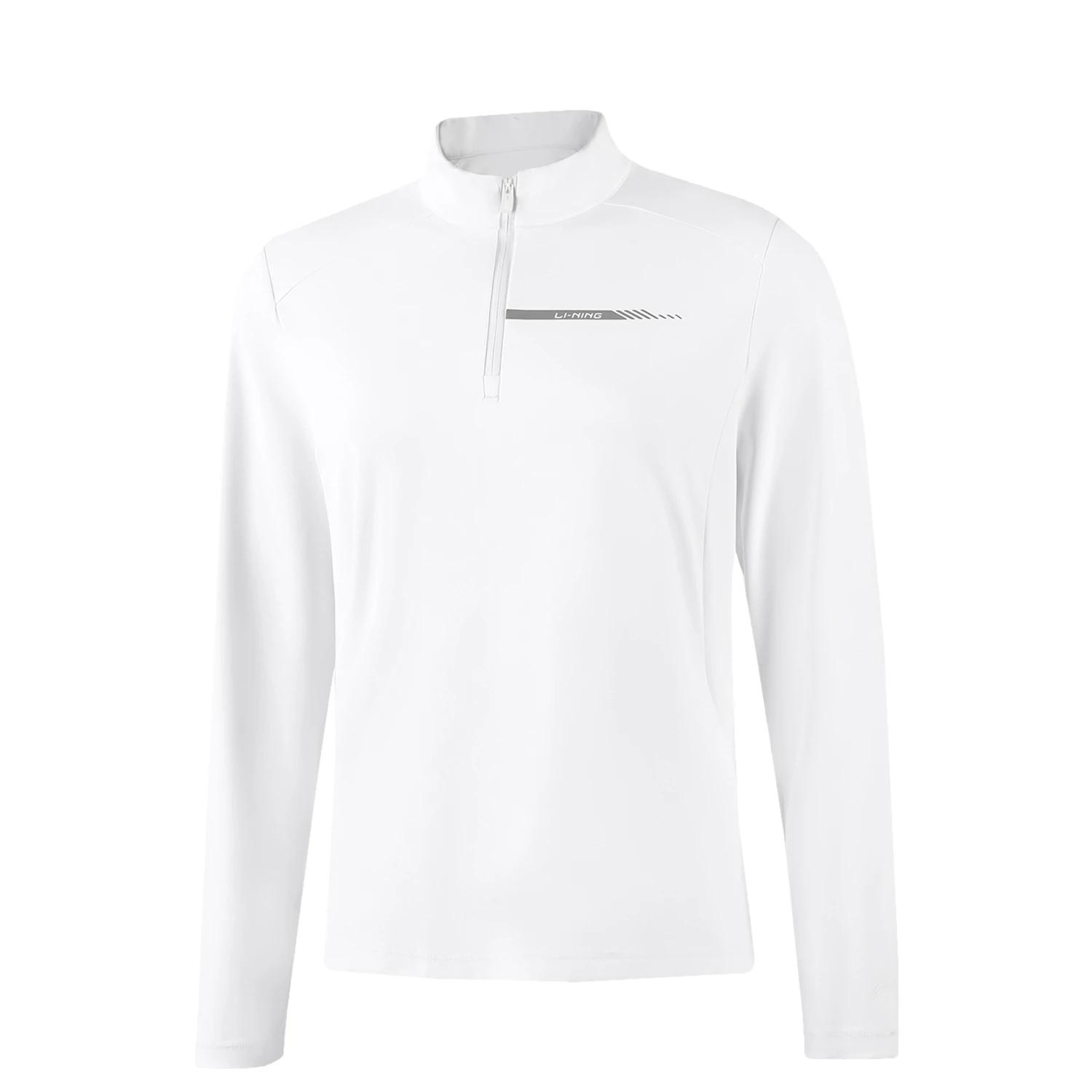 

Li-Ning Серия групповых покупок Воротник-стойка Удобный Повседневный Универсальный Буква Простой Лонгслив Женские Футболки ATLV308-5 S