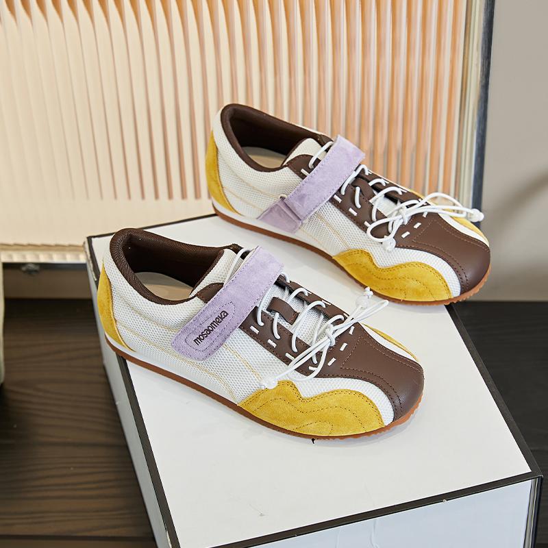 Fashion AIYUQI Women Sneakers 2025 New Women Flat Shoes Color-Blocked Large-size Sneakers Skateboard Female Shoes