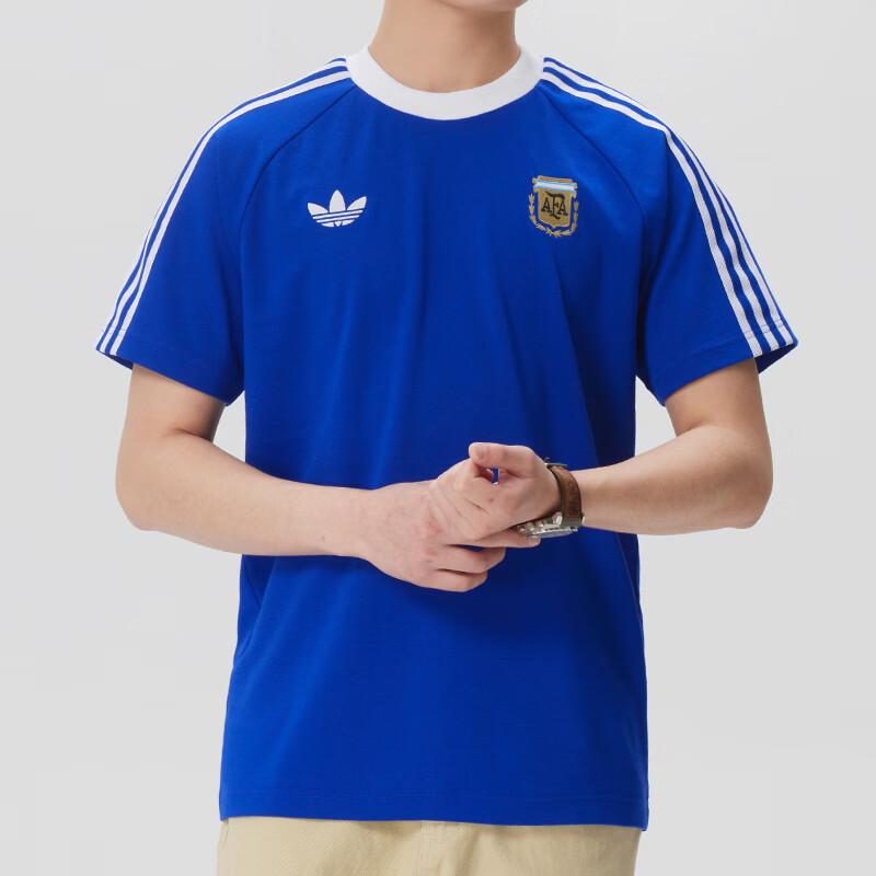 adidas Camiseta Originals Argentina Azul Claro Tops Masculinos JZ6307