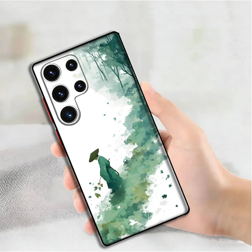 

Силиконовый чехол для телефона «Мир одинокого странника» для Samsung S24,22,20,23,21,20 Ultra Plus Lite 5G Чехол с принтом Samsung S21lite