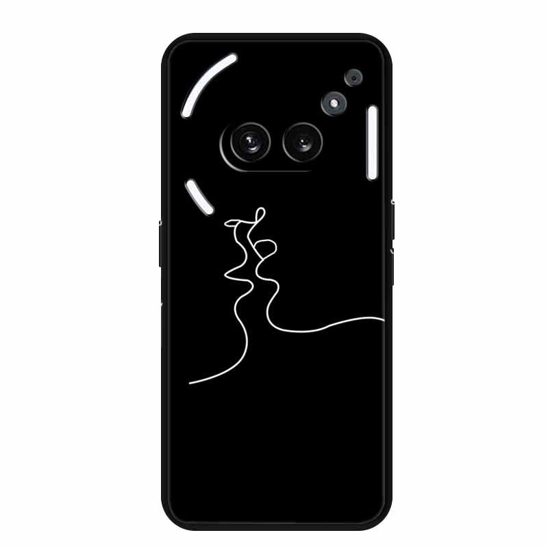 Nothing Phone 2A Luminous Hole TPU Case - Personalized Simple Color Design