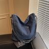Niche Design Slack Denim Bag Women's New Versatile Shoulder Bag Large Capacity Tote Bag