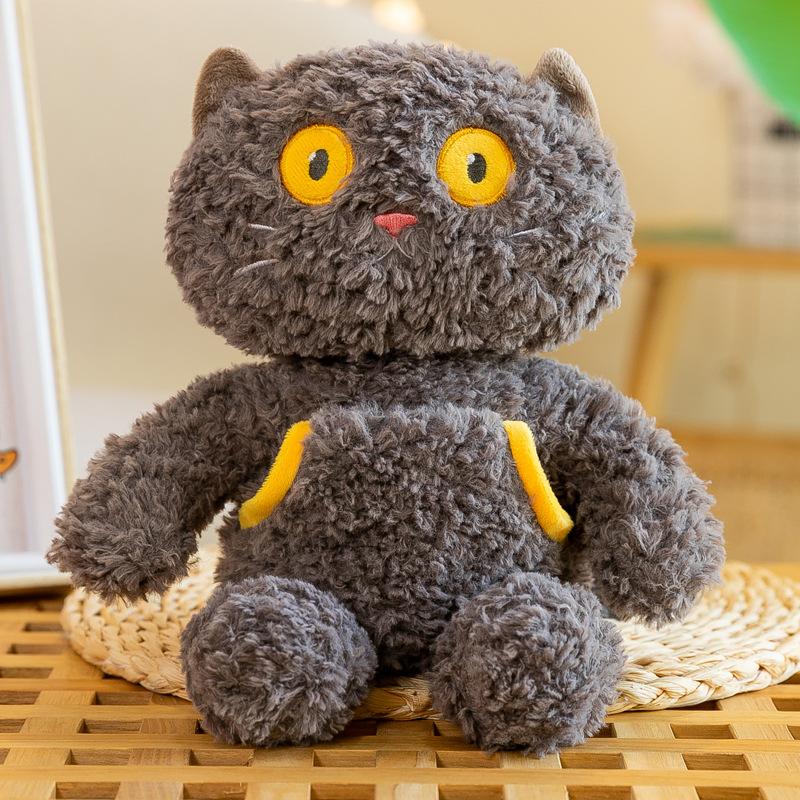 

Новая кукла-кошка с меняющимся лицом и вращающейся головой кошки, 8-дюймовая кукла-хваталка, дети спят с куклой 25cm【0.2kg】