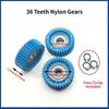 3PCS E-Bike Nylon Gear 36 Teeth 38x12mm Planetary Motor Gear with 608Z Bearing Wheel Electric Bike Nylon Gear Replacement Parts