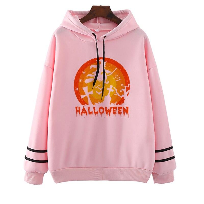 Divertido disfraz de Halloween Ropa casual Mujer Sudadera de manga larga  Tops Harajuku Sudaderas con capucha de gran tamaño Ropa de moda coreana  comprar a buen precio — entrega gratuita, reseñas reales