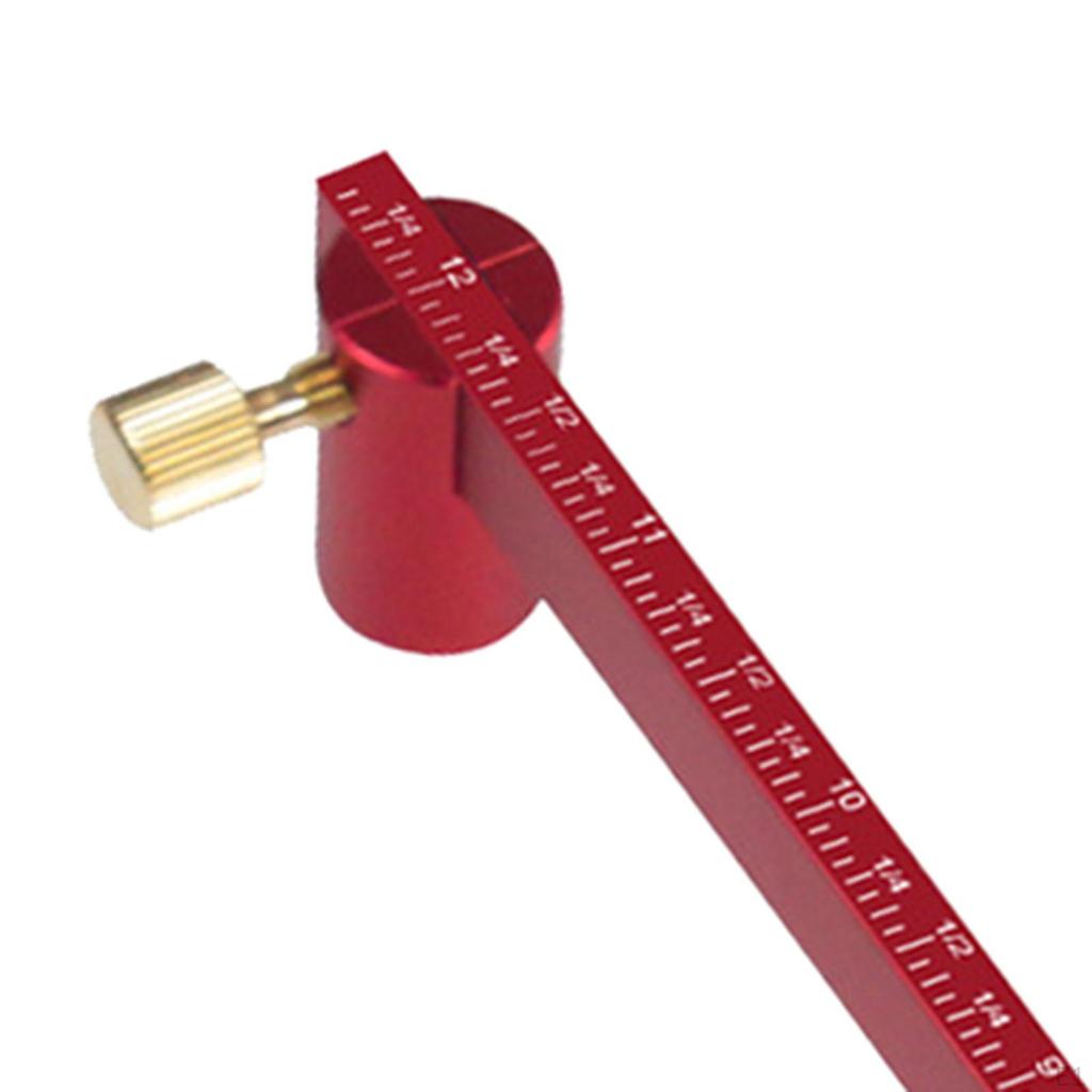 Woodworking Compass Scriber, Practical, Professional Easy To Use Circle Ruler Marking Gauge for Home