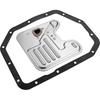Automatic Transmission Filter Kit Compatible for Hyundai Accent 2002-2011, Durable Metal Silver Tone Engine Transmission Filter with Gasket