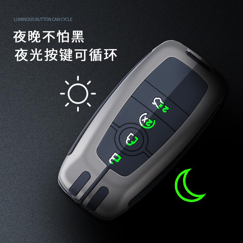 Styling Mouldings Car Key Case Full Cover for Ford Fusion Mustang Explorer F150 F250 F350 EcoSport Edge S-MAX Ranger Lincoln Mon
