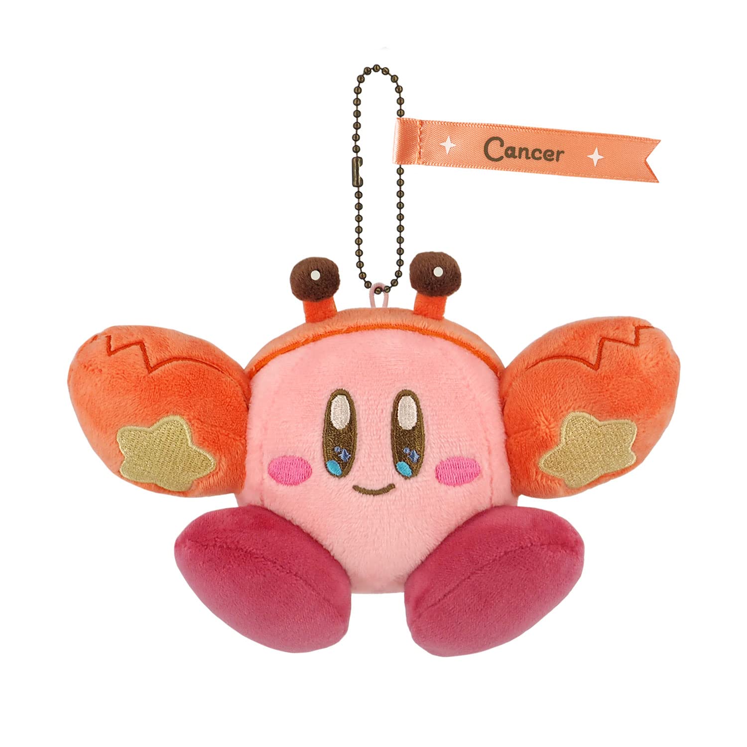 Sanei Boeki Kirby Horoscope Collection Cancer Mascot Plush Mascot W17×D7.5×H10cm EA-HC04