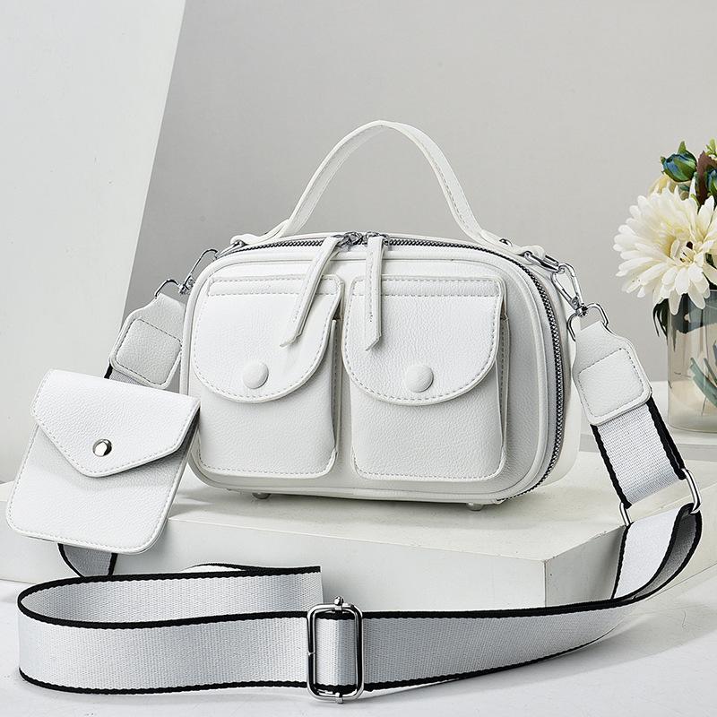 WTEMPO Hochwertige Strukturtasche für Damen, vielseitige Umhängetaschen für den Frühling und Sommer, kleine, quadratische Handtaschen