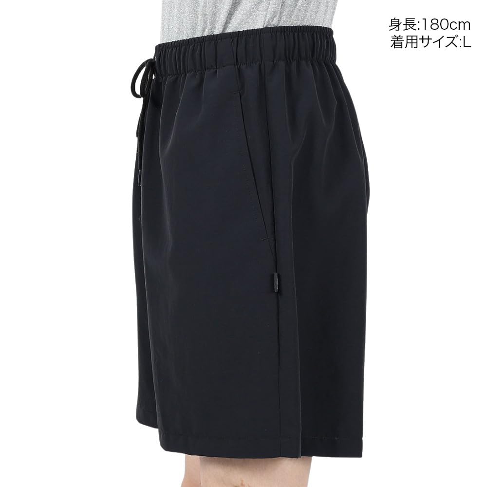 Soccer MORELIA Woven Shorts Half Pants Off the Pitch Unisex Adult Black Size S (P2MDB055)