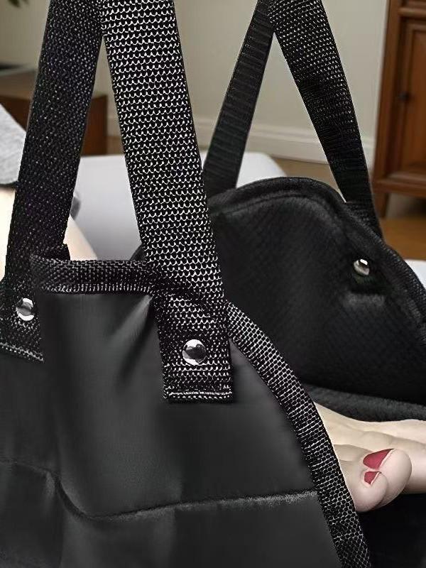 Compact Travel Foot Hammock: High-Speed Rail and Airplane Sleep Aid.