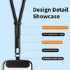 Portable Mobile Phone Hand Wrist Straps Nylon Colorful Anti-Fall Lanyard with Tether Tabs Detachable Cellphone Hanging Cord Clip