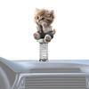 Hengroly Dashboard Figure - Car Decoration Figure - 2D Acrylic Cat Car Interior Decoration for Desk Bedside