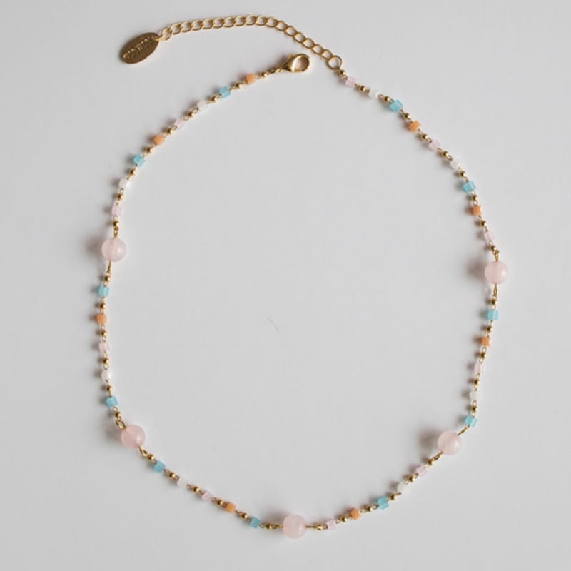MERRYMOTIVE Pastel Sugar Candy Ball Chain Necklace