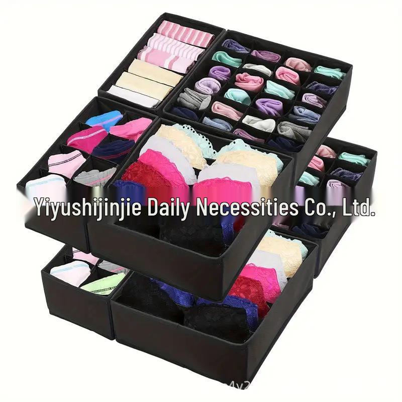 Foldable Large Capacity Underwear & Lingerie Drawer Storage Box