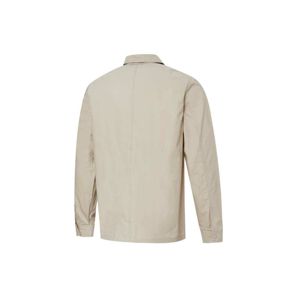 Puma Logo Embroidered Solid Color Polo Jacket Men Jackets Off-White 849312-64